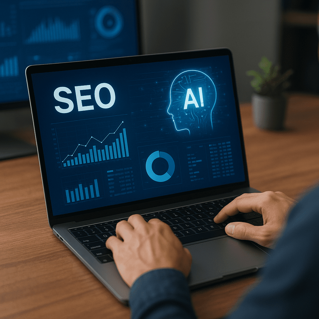 Oprogramowanie SEO oparte na AI – jak sztuczna inteligencja zmienia analizę i content